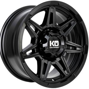 King 15x7 SUMMIT 5x139.7 SATIN BLACK +0