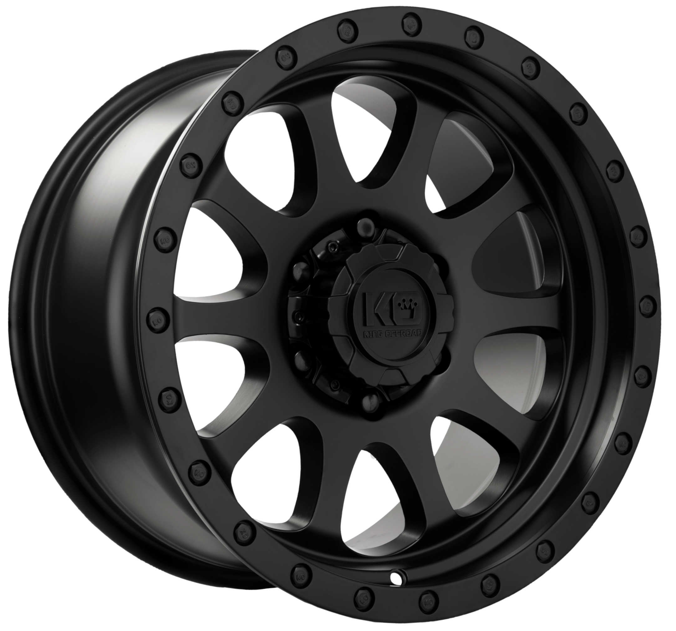 King 16x8 HURRICANE 5x150 BLACK SATIN -25