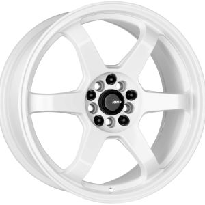 King 17x7.5 SHIFT 5x100 & 5x114.3 GLOSS WHITE +40