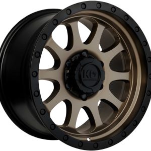 King 17x9 HURRICANE 5x150 BRONZE SATIN BLACK LIP -12