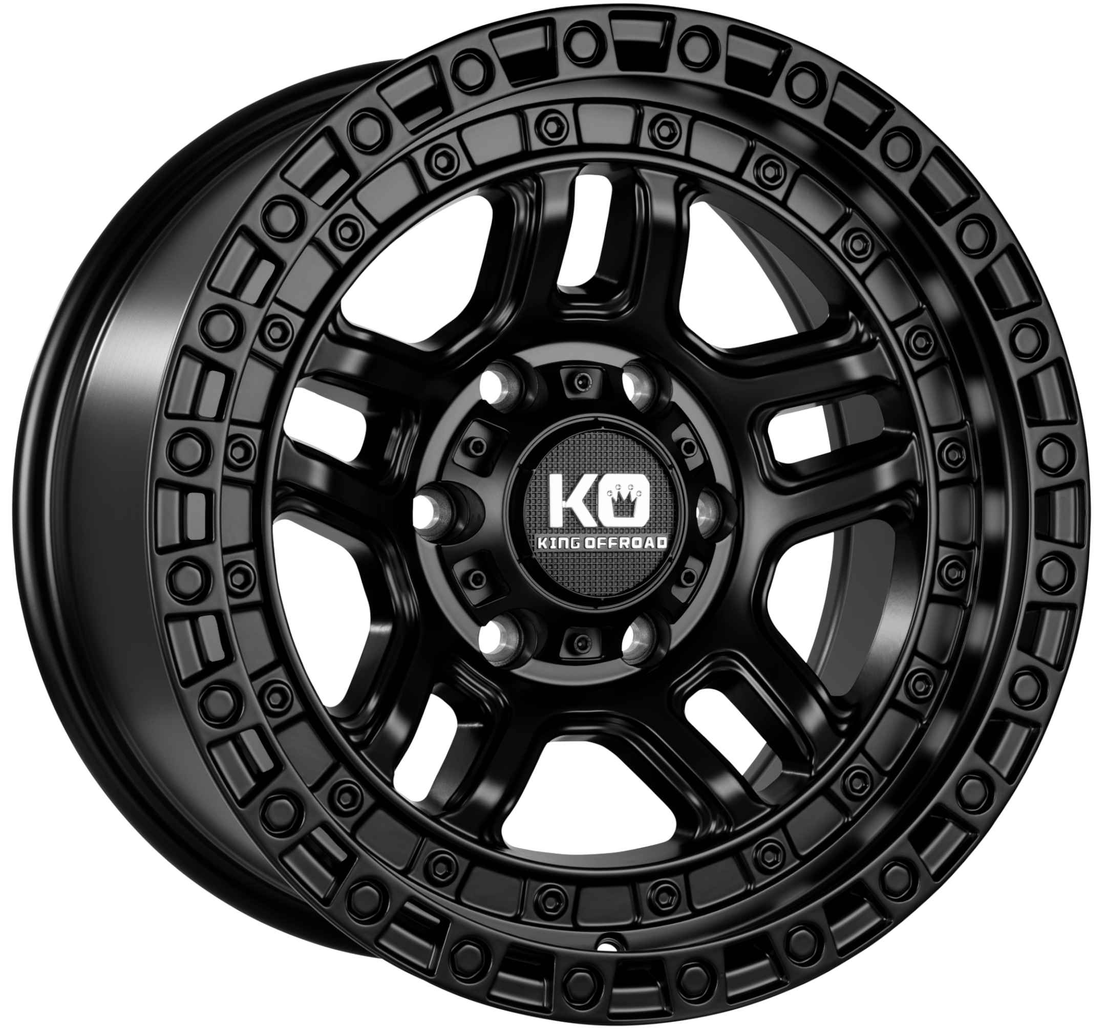 King 17x9 BARRETT 6x139.7 SATIN BLACK +30