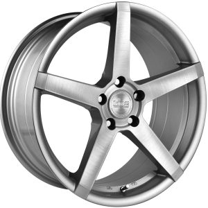 King 18x8.0 HOSTILE 5x112 SILVER BRUSHED +40