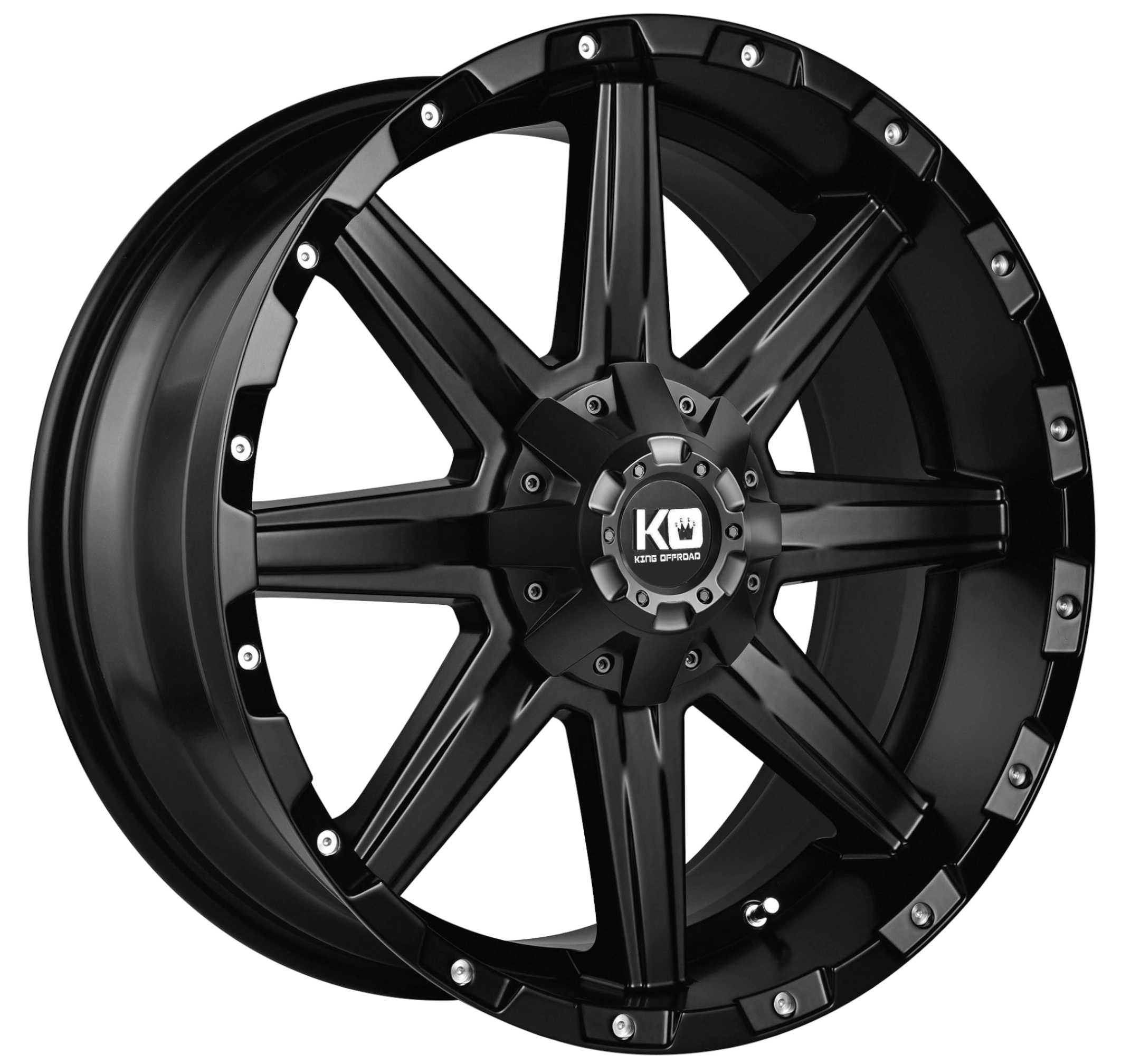 King 18x9 BLADE 6x139.7 SATIN BLACK +0
