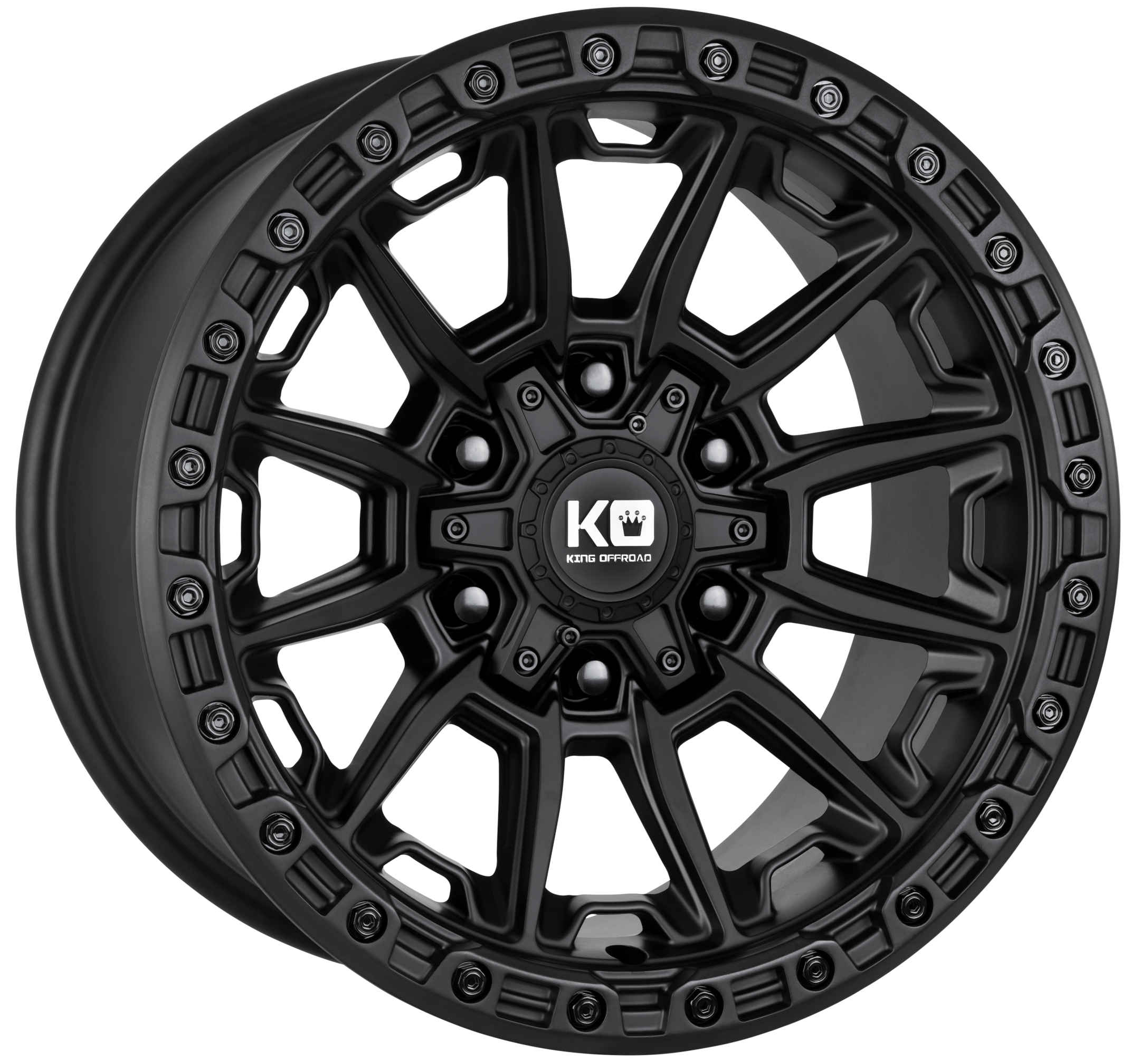 King 20x9 WARRIOR 6x135 & x139.7 SATIN BLACK+17