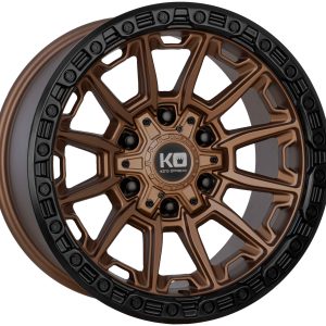 King 20x9 WARRIOR 6x135 & 6x139.7 SATIN BRONZE - BLACK LIP +17