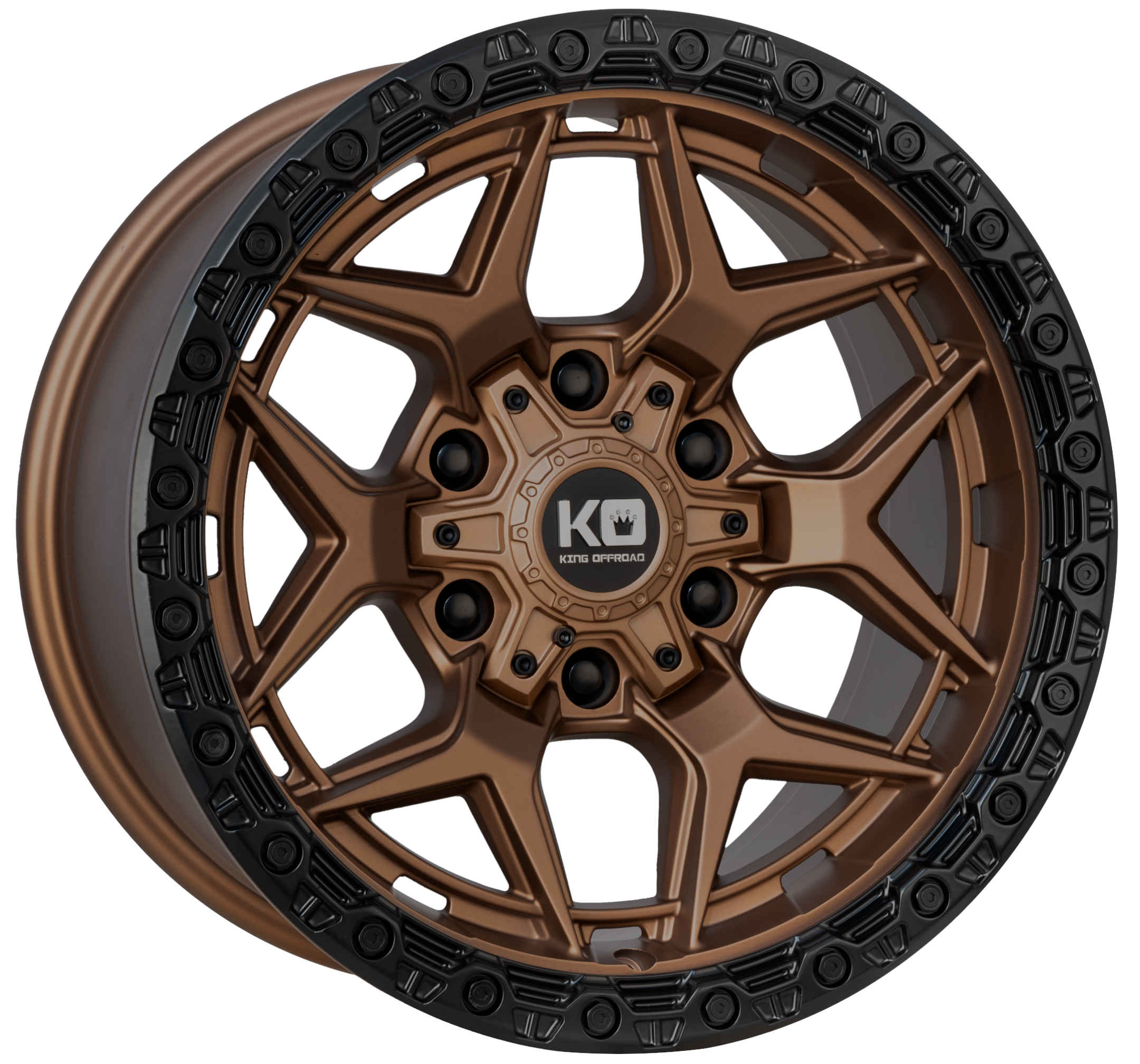 King 20x9 GROWLER 6x135 & 6x139.7 SATIN BRONZE - BLACK LIP +19