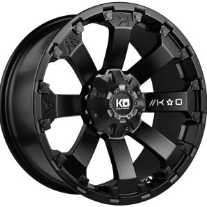 King 20x9 AMBUSH 6x139.7 SATIN BLACK +18